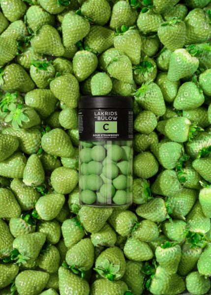 Lakrids by Bülow C regular - SOUR STRAWBERRY 295g